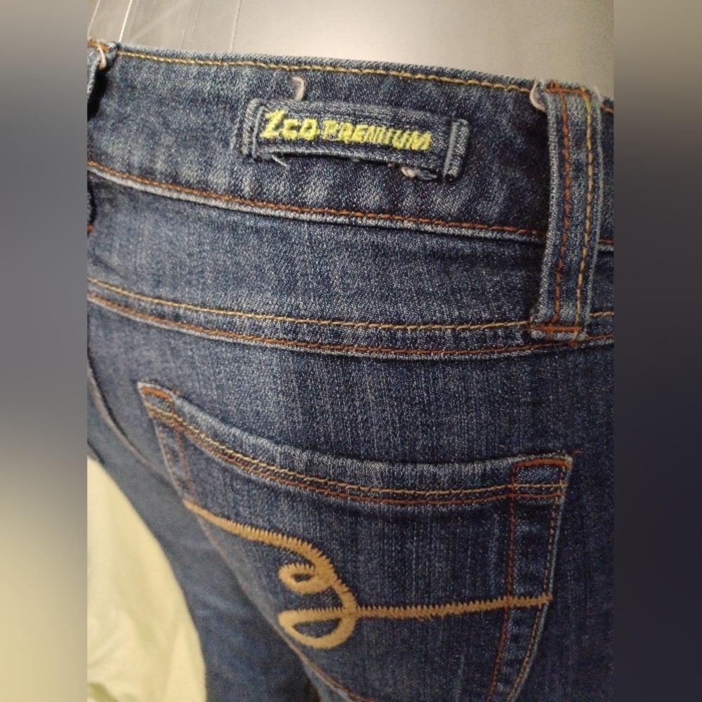 ZCO Premium Dark Blue Straight Leg Denim Jeans - Picture 5 of 10